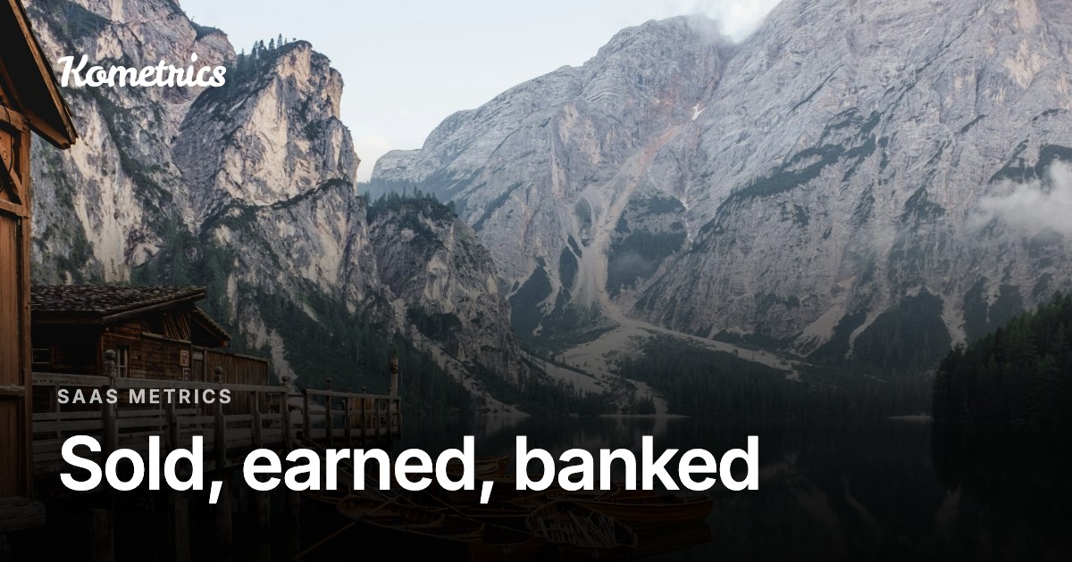 Bookings vs revenue: what you sold, what you earned, and what hit the bank