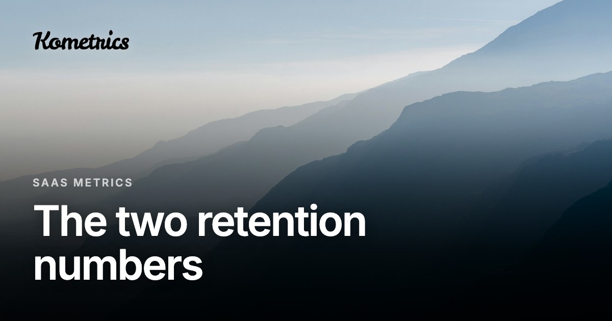 NRR vs GRR: the two retention numbers, and why you need both